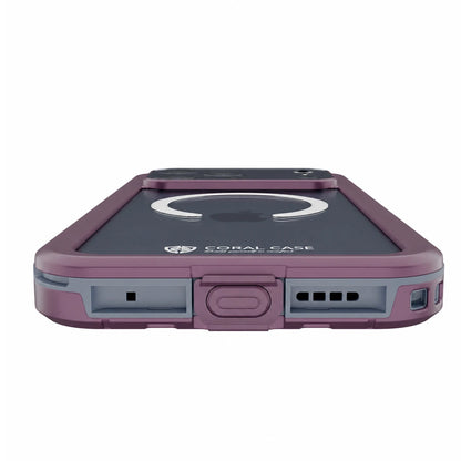 iPhone 17 Pro | Full Body Waterproof Burgundy Case
