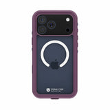 iPhone 17 Pro Max | Full Body Waterproof Burgundy Case