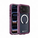 iPhone 17 Pro Max | Full Body Waterproof Burgundy Case