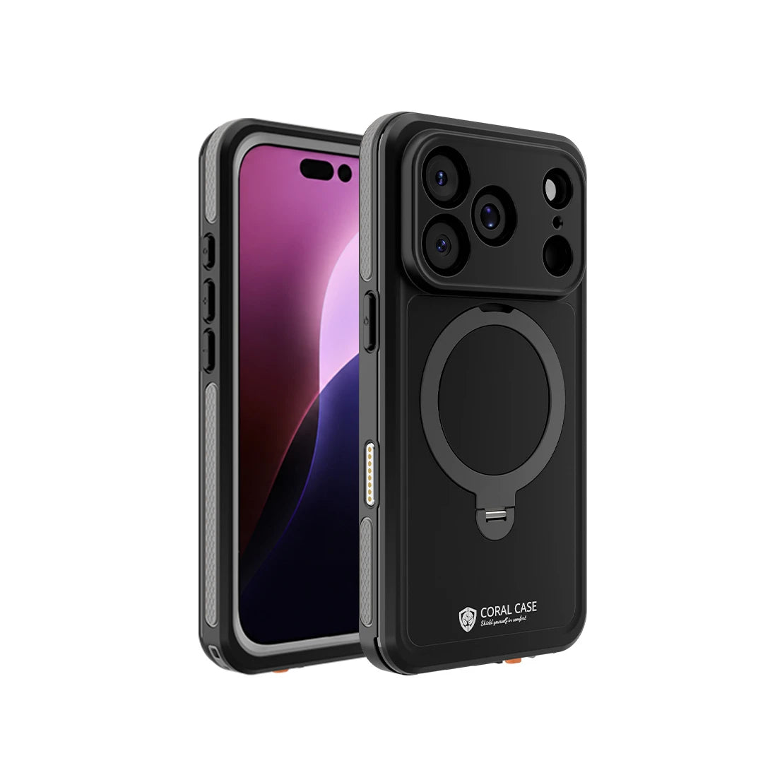 iPhone 18 Pro | Full Body Waterproof Kickstand Case