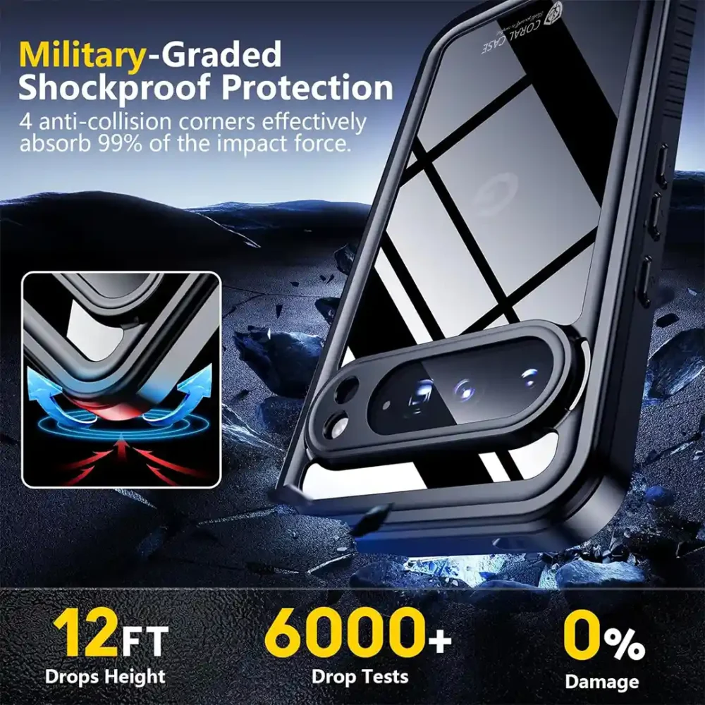 Google Pixel 10 Pro XL Waterproof Shockproof And Lifeproof Cases