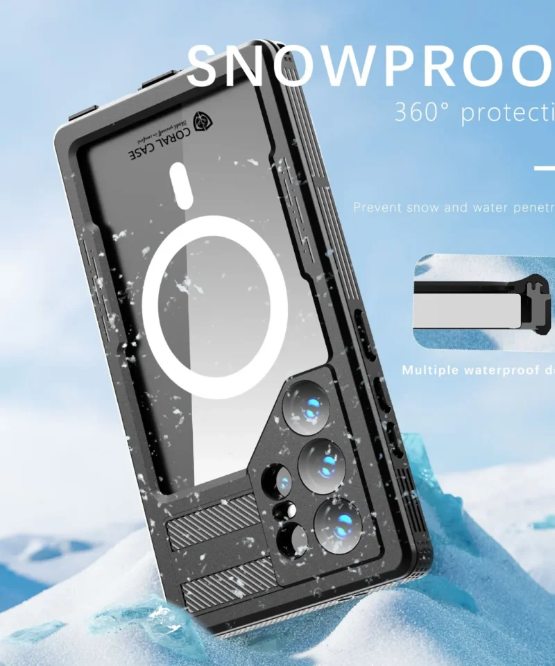 Samsung S24 Ultra IP68 Waterproof Shockproof Lifeproof Snowproof Case