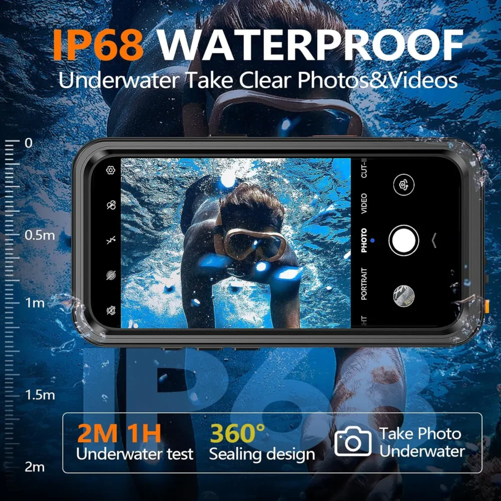 iPhone 16 Pro Max Full Body Waterproof underwater Protection MagSafe Case