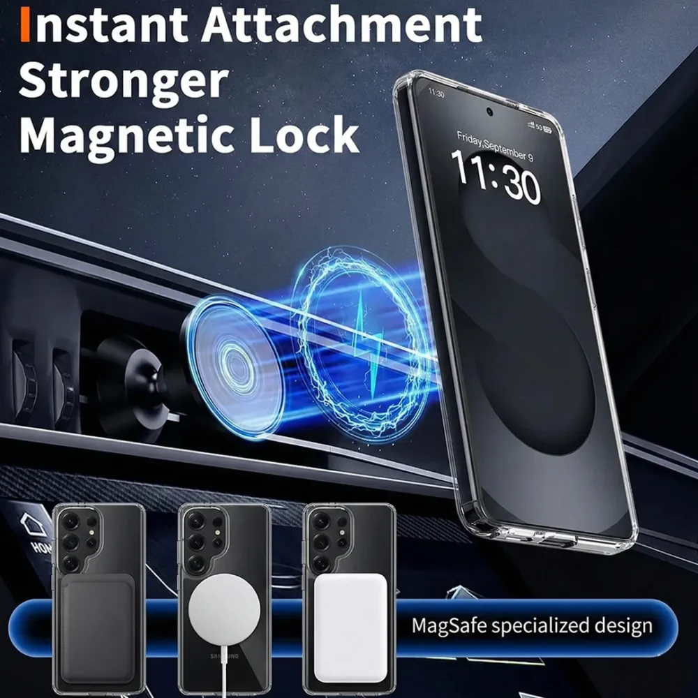 Samsung galaxg s26 ultra Transparent Case magsafe competible