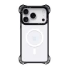 iPhone 17 Pro Max Transparent White Shockproof Lifeproof Bounce Case MagSafe