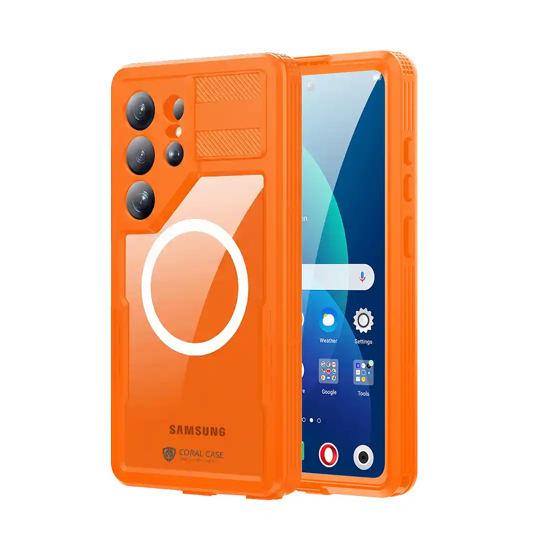 Galaxy Waterproof Cases Orange - Image 5