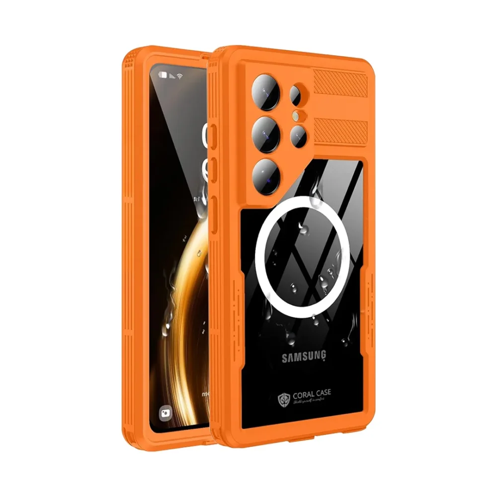 Galaxy S26 Ultra Waterproof Cases Orange