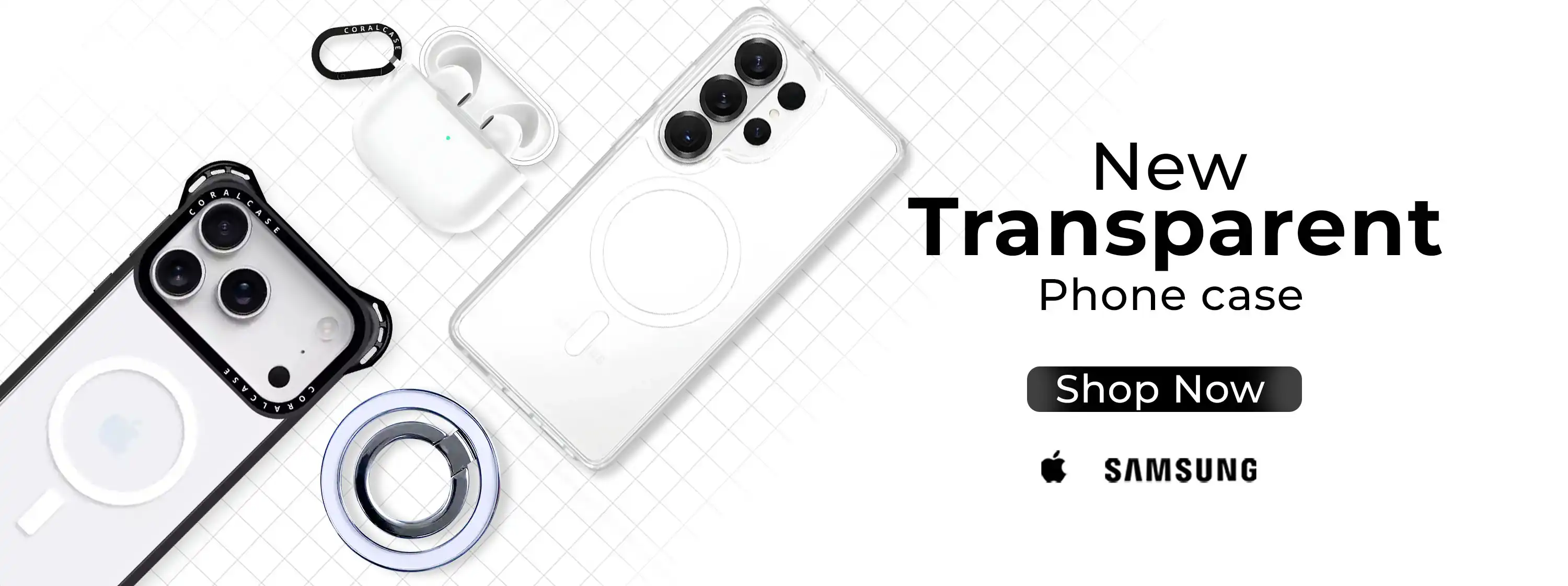 transparent case